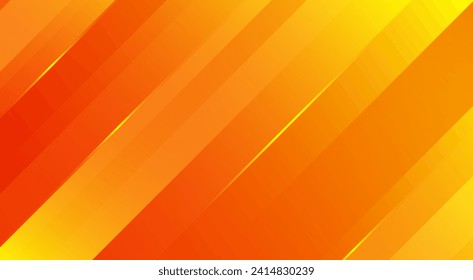 Orange geometric abstract background. Dynamic shapes composition. Vector illustration