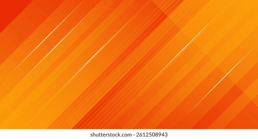 Orange geometric abstract background. Dynamic shapes composition. modern Vector illustration 