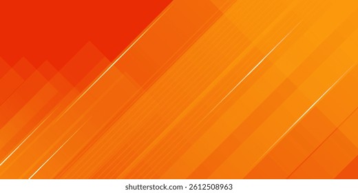 Orange geometric abstract background. Dynamic shapes composition. modern Vector illustration 