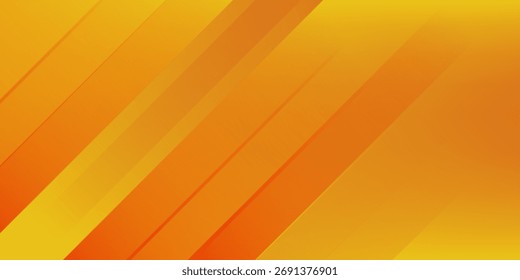 Orange geometric abstract background. Dynamic shapes composition. Vector illustration
