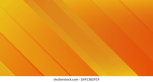 Fundo abstrato geométrico laranja. Composição de formas dinâmicas. Ilustração vetorial