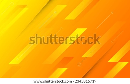 Orange geometric background. Dynamic shapes composition. Eps10 vector