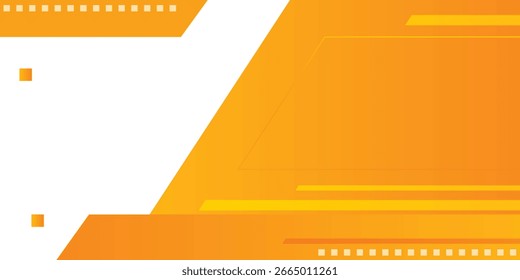 Fundo geométrico laranja. Modelo de formas Memphis. Negócios e apresentação. Conceito tecnológico