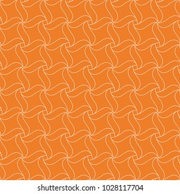 Orange geometric design. Seamless pattern for web, textile and wallpapers