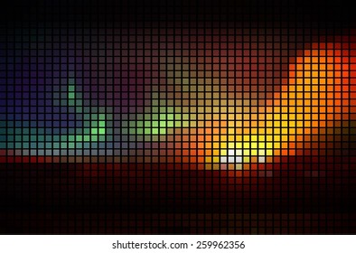 orange geometric flash. 10 eps. vector illustration