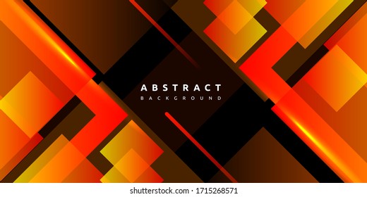 orange geometric with Minimal abstract stripe and gradient background