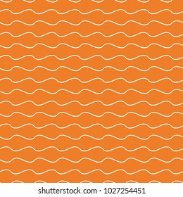 Orange geometric ornament. Seamless pattern for web, textile and wallpapers