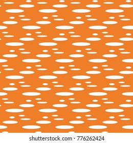 Orange geometric ornament. Seamless pattern for web, textile and wallpapers