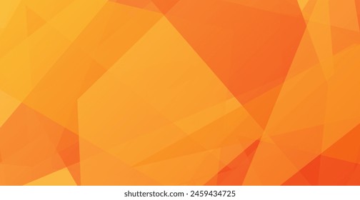 Orange Geometric Pattern Abstract Background. Vector Illustration. Wallpaper. Cover Banner. Technology. Digital