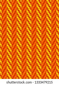 orange geometric pattern. editable vector and background.