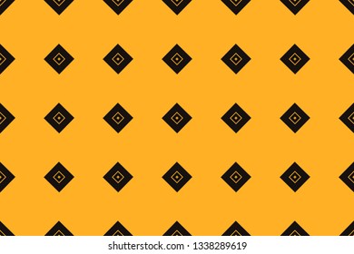 Orange geometric seamless pattern in modern stylish. Abstract background. Vector seamless pattern