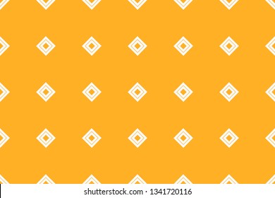 Orange geometric seamless pattern in modern stylish. Abstract background. Vector seamless pattern