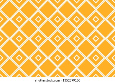 Orange geometric seamless pattern in modern stylish. Abstract background. Vector seamless pattern