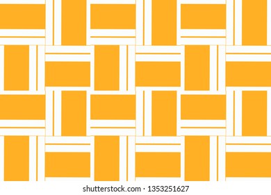 Orange geometric seamless pattern in modern stylish. Abstract background. Vector seamless pattern