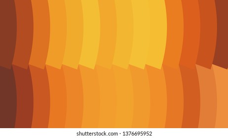 Orange Geometric Shapes Background