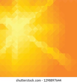orange geometric vector background