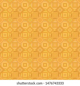 Orange geometrical diagonal square tile mosaic pattern background - repeatable design