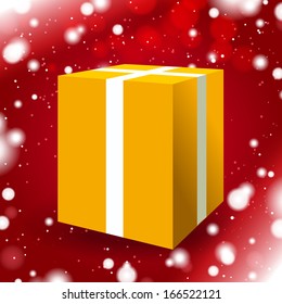 orange gift box