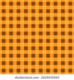 Alaranjado gengibre queda patchwork gingham tartan verificar xadrez grade sem costura padrão toalha de mesa cobertor