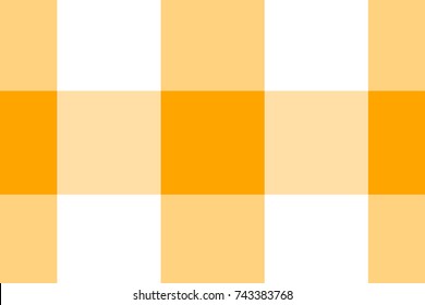 Orange Gingham pattern. Texture from rhombus/squares for - plaid, tablecloths, clothes, shirts, dresses, paper, bedding, blankets, quilts and other textile products. Vector illustration.