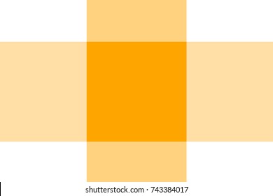 Orange Gingham pattern. Texture from rhombus/squares for - plaid, tablecloths, clothes, shirts, dresses, paper, bedding, blankets, quilts and other textile products. Vector illustration.