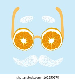 orange glasses