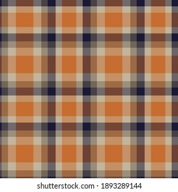 Orange Glen Plaid a la perfección patrón adecuado para textiles y gráficos de moda