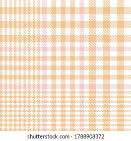 Orange Glen Plaid textured seamless pattern suitable for fashion textiles and graphics