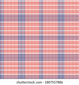 Orange Glen Plaid textured seamless pattern suitable for fashion textiles and graphics