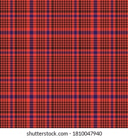 Orange Glen Plaid textured seamless pattern suitable for fashion textiles and graphics