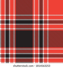 Orange Glen Plaid textured seamless pattern suitable for fashion textiles and graphics