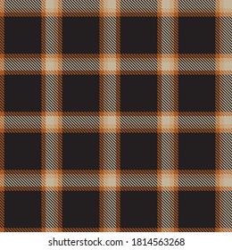Orange Glen Plaid textured seamless pattern suitable for fashion textiles and graphics