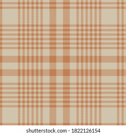 Orange Glen Plaid textured seamless pattern suitable for fashion textiles and graphics