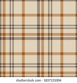 Orange Glen Plaid textured seamless pattern suitable for fashion textiles and graphics