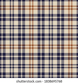 Orange Glen Plaid textured seamless pattern suitable for fashion textiles and graphics
