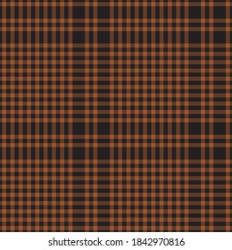 Orange Glen Plaid textured seamless pattern suitable for fashion textiles and graphics