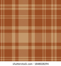 Orange Glen Plaid texturizado patrón sin costura adecuado para textiles de moda y gráficos