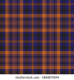 Orange Glen Plaid textured seamless pattern suitable for fashion textiles and graphics