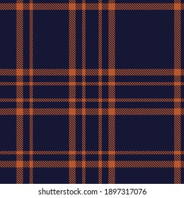 Orange Glen Plaid textured seamless pattern suitable for fashion textiles and graphics