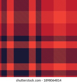 Orange Glen Plaid textured seamless pattern suitable for fashion textiles and graphics