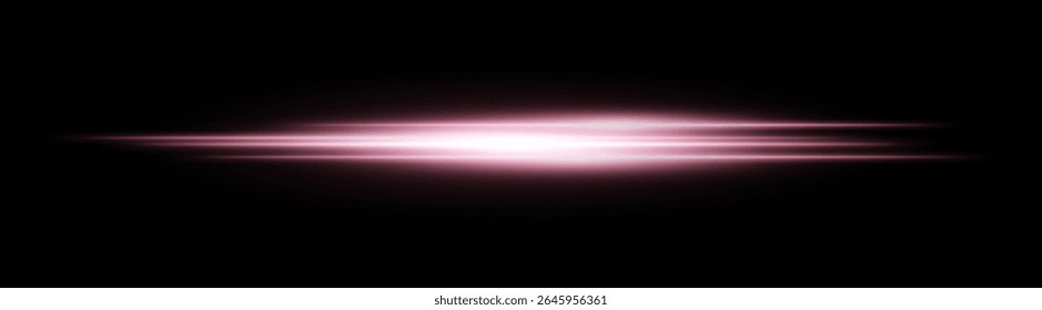 Luminosidade brilhante laranja. Feixe de neon horizontal com brilho suave e fluxo em camadas sobre fundo preto, ajustando temas de tecnologia, movimento ou velocidade.