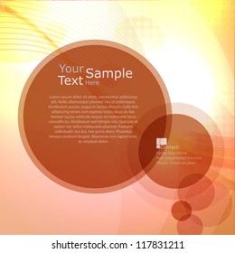 orange glowing minimal web site template