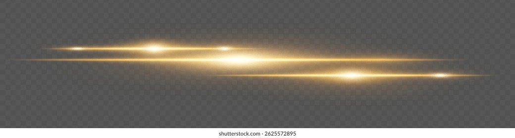 Orange glowing streaks with spark-like shine and horizontal motion. Suitable for sci-fi HUD visuals.