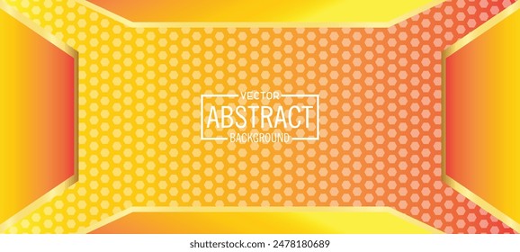 orange and golden abstract background