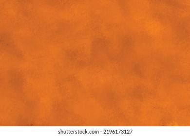 Orange gouache paint autumn background
