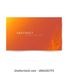 orange gradiant background design,  transparent wave background Vector