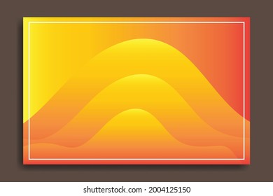 Orange gradient abstract background. Great background for laptop, computer, web, banner, flyer, social media, sales template etc