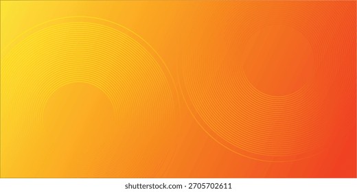 orangefarbene Farbverlauf abstrakte Kreise Hintergrund mit konzentrischen Ringen für Design-Projekte eps10