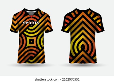 Orange gradient abstract sports jersey design t-shirts
suitable for racing, soccer, gaming, motocross, gaming, cycling