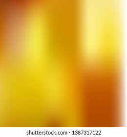Orange gradient / autumn background, blurred warm yellow smooth background. Template with changing shades. Soft gentle  background wallpaper